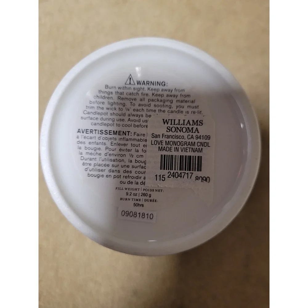 Williams Sonoma‎ Love Heart Mugs Set of 2 + 1 Candle NO KID HUNGRY Collaboration